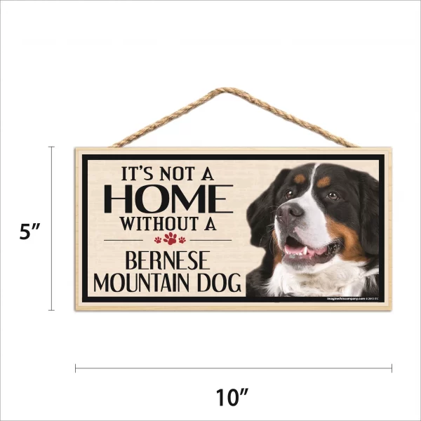 It's Not A Home Without A Bernese Mountain Dog Wood Sign - Image 2