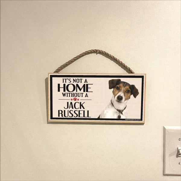 It's Not A Home Without A Jack Russell Wood Sign - Image 3