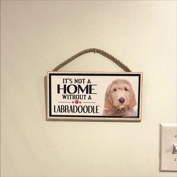 It's Not A Home Without A Labradoodle Wood Sign - Image 3