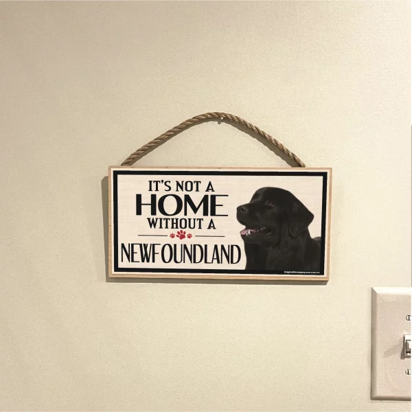 It's Not A Home Without A Newfoundland Wood Sign - Image 3
