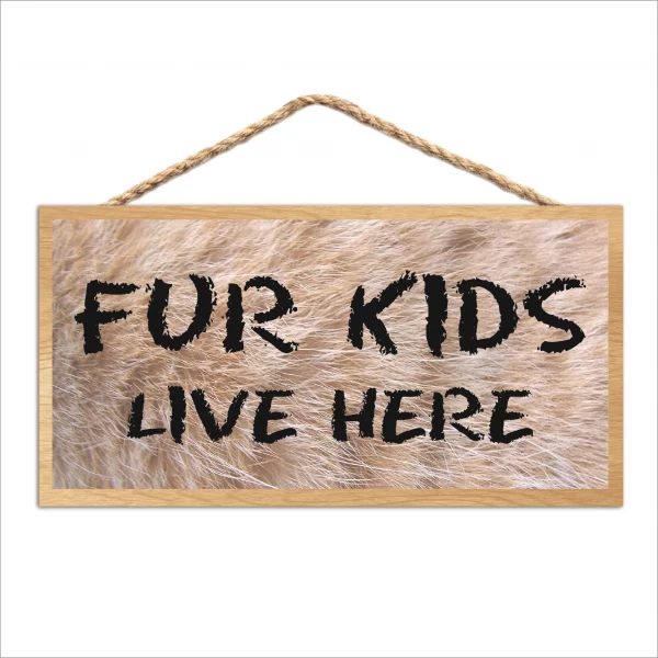 Furry Friends-Fur-Ever Wood Sign