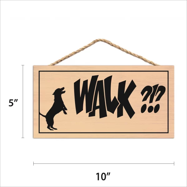Walk?!? Wood Sign - Image 2