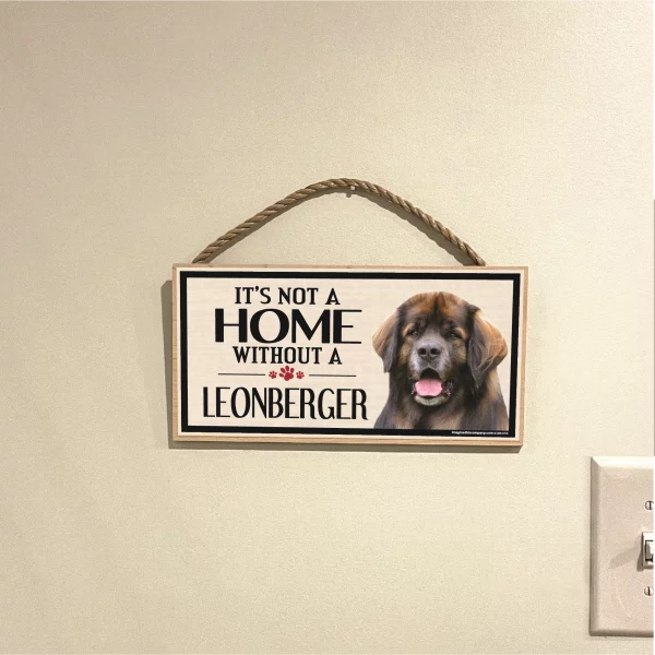 It's Not A Home Without A Leonberger Wood Sign - Image 3