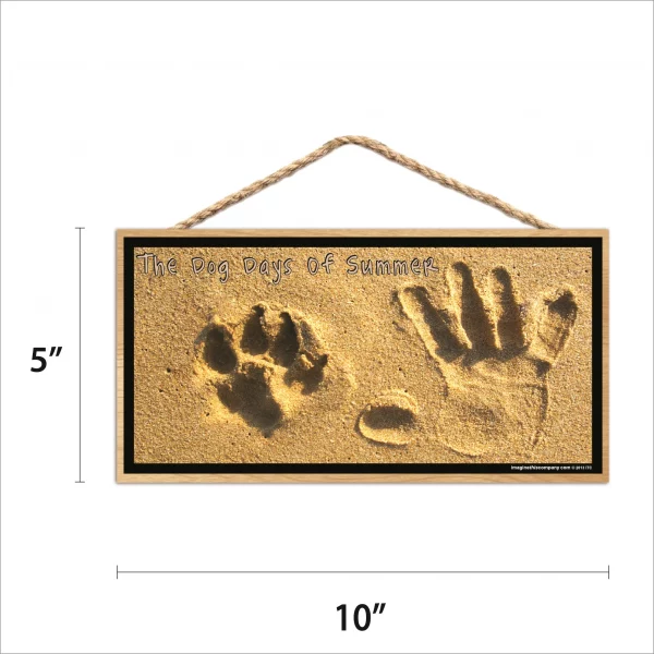 Sandy Dog Days of Summer Wood Sign - Image 2