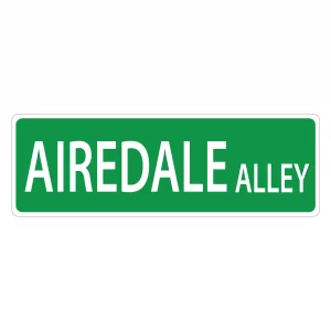 Airedale Street Sign