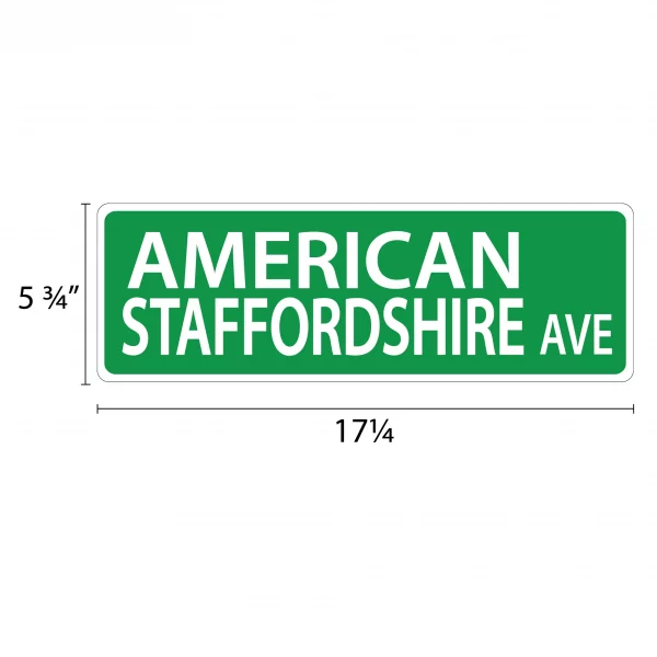 American Stafforshire Street Sign - Image 2