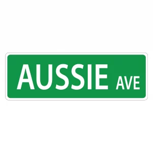 Aussie Street Sign