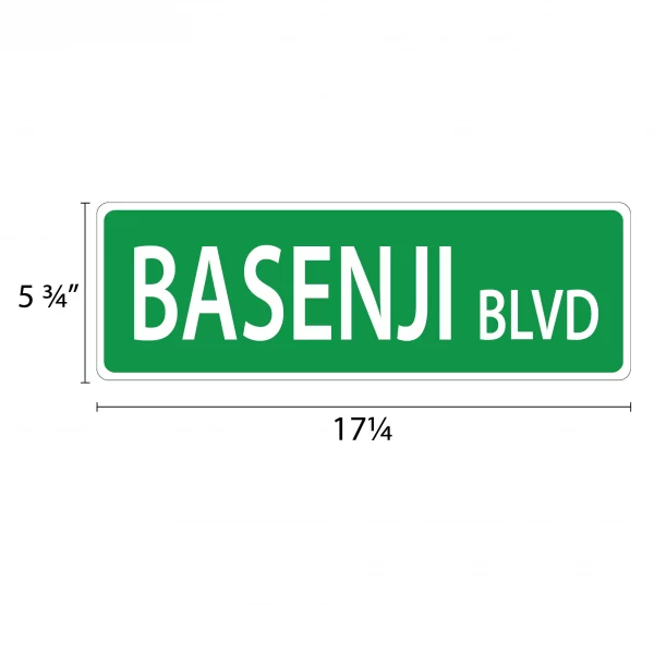 Basenji Street Sign - Image 2