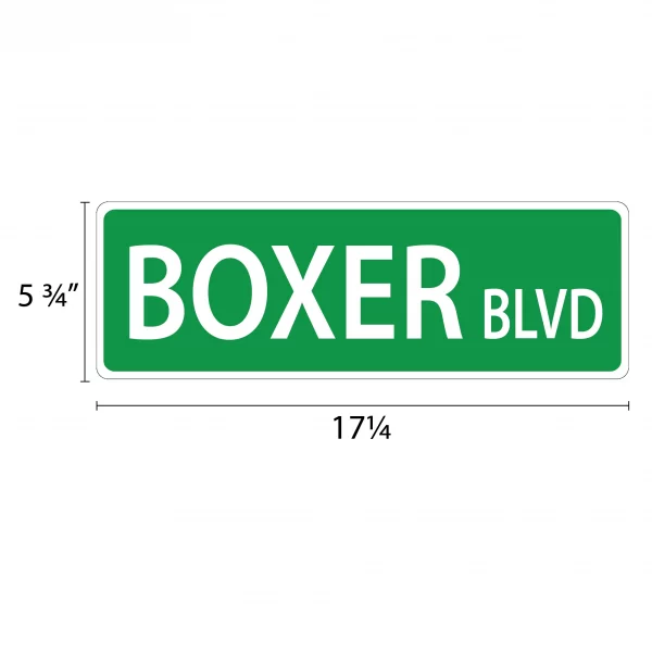 Boxer Street Sign - Image 2