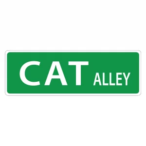 Cat Street Sign
