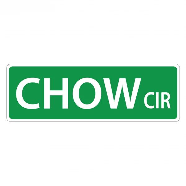 Chow Street Sign