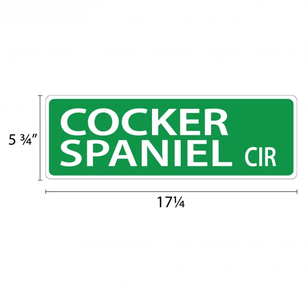 Cocker Spaniel Street Sign - Image 2
