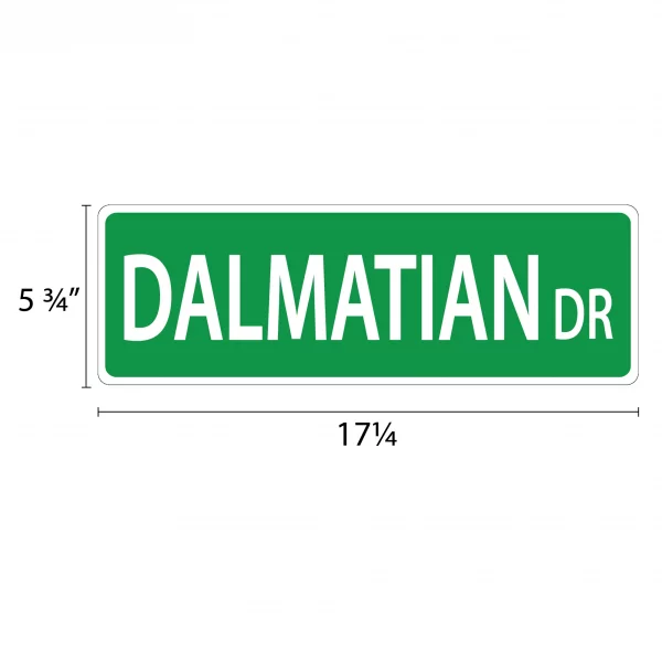 Dalmatian Street Sign - Image 2