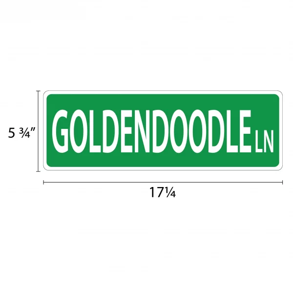 Goldendoodle Street Sign - Image 2