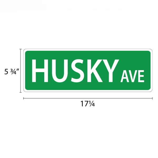 Husky Street Sign - Image 2