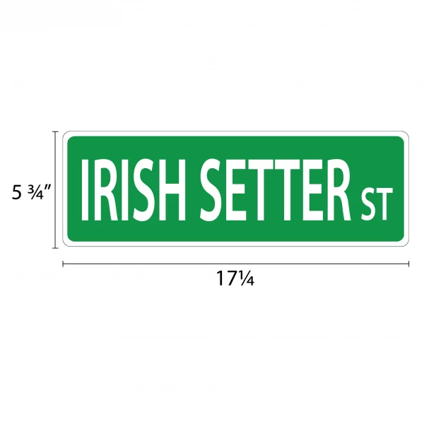 Irish Setter Street Sign - Image 2