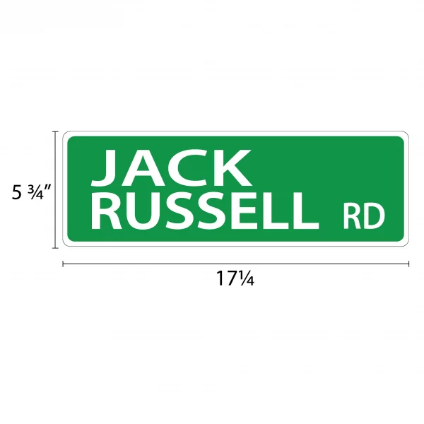 Jack Russell Street Sign - Image 2