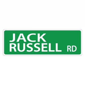 Jack Russell Street Sign