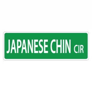 Japanese Chin Street Sign