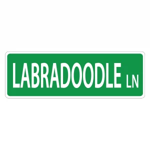 Labradoodle Street Sign