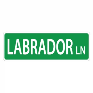 Labrador Street Sign