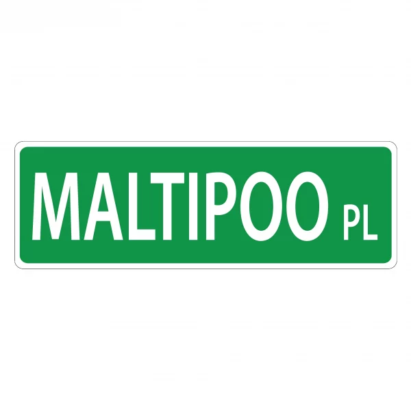 Maltipoo Street Sign