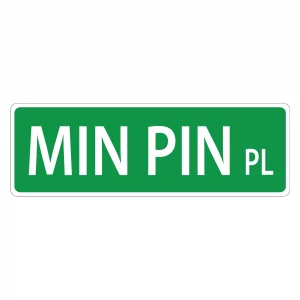 Min Pin Street Sign