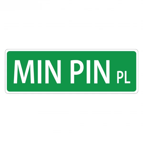 Min Pin Street Sign