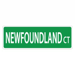 Newfoundland Street Sign