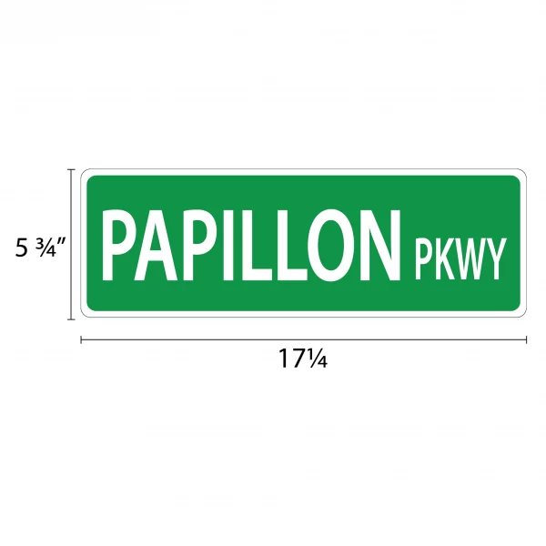 Papillion Street Sign - Image 2