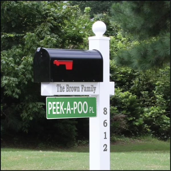 Peek-A-Poo Street Sign - Image 3