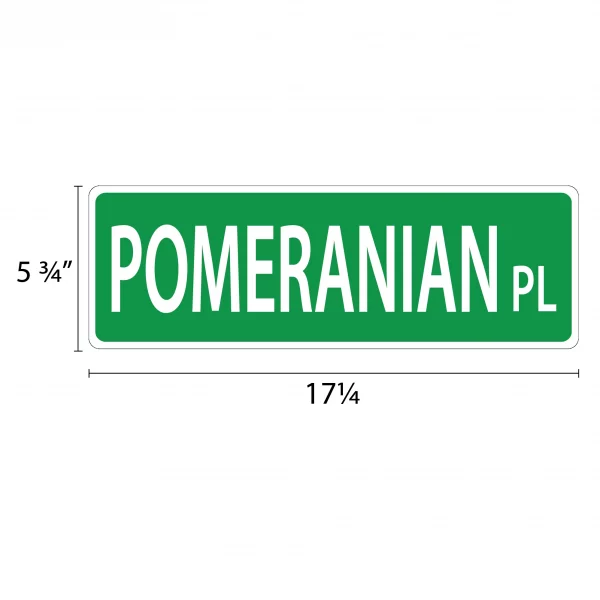 Pomeranian Street Sign - Image 2