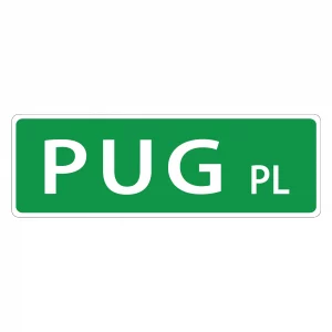 Pug Street Sign