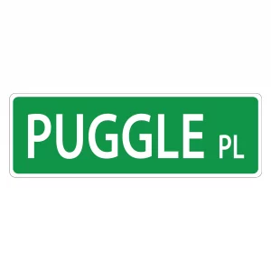 Puggle Street Sign