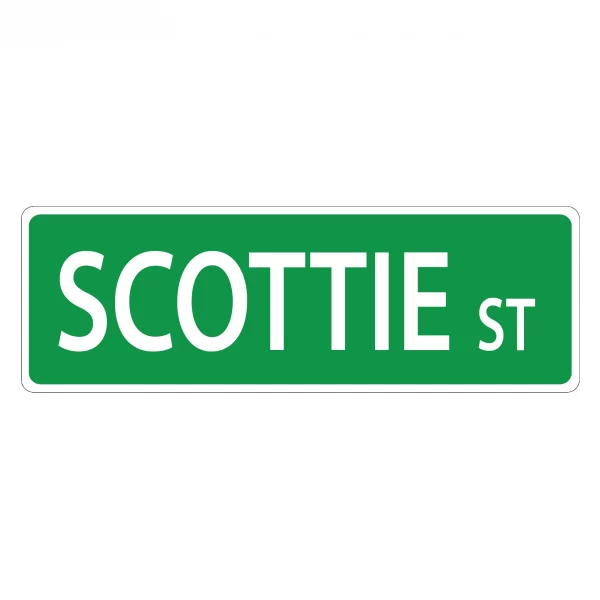Scottie Street Sign