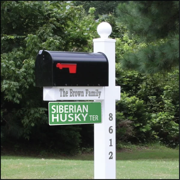 Siberian Husky Street Sign - Image 3
