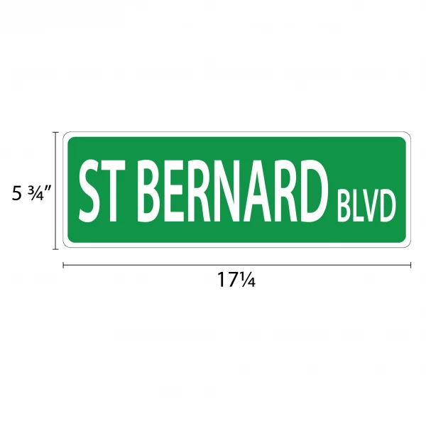 St. Bernard Street Sign - Image 2