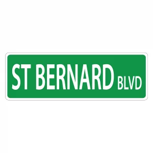 St. Bernard Street Sign