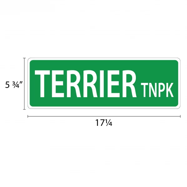 Terrier Street Sign - Image 2