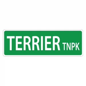 Terrier Street Sign