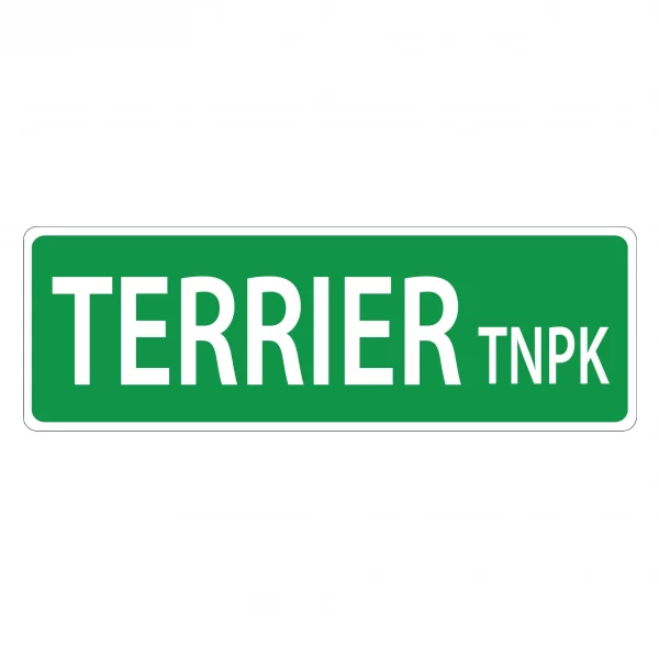 Terrier Street Sign