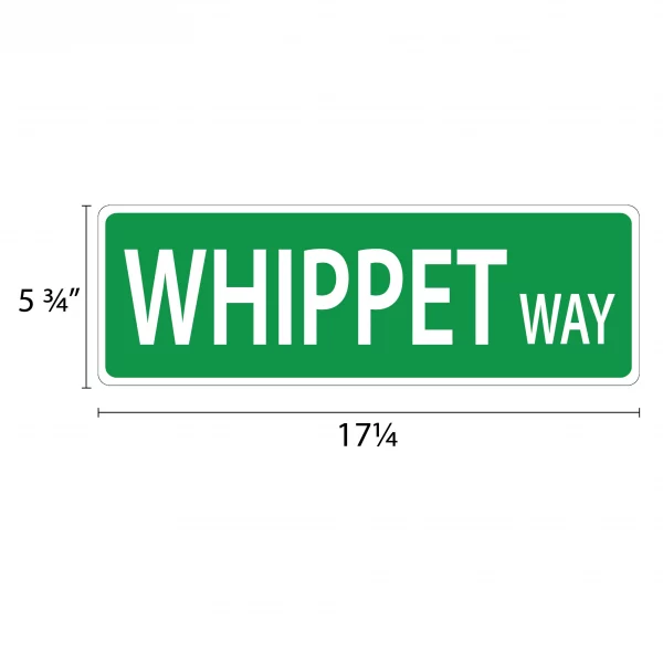 Whippet Street Sign - Image 2