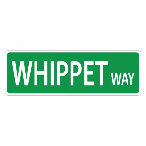 Whippet Street Sign