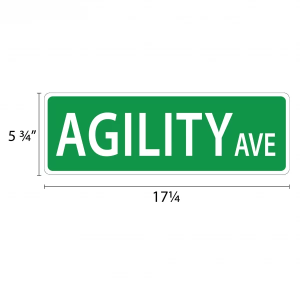 Agility Street Sign - Image 2
