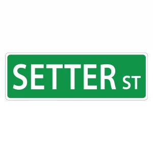 Setter Street Sign