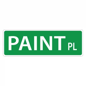 Paint Street Sign