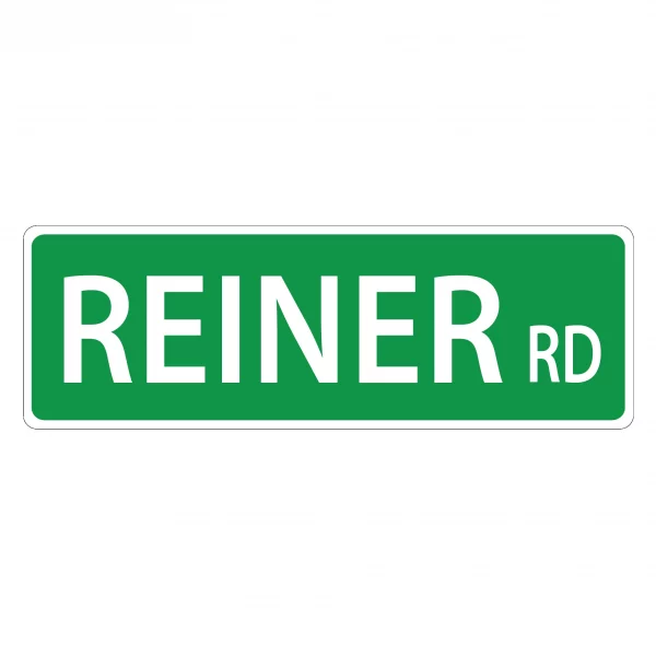 Reiner Street Sign