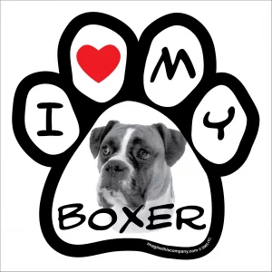 Boxer Photo Paw Magnet