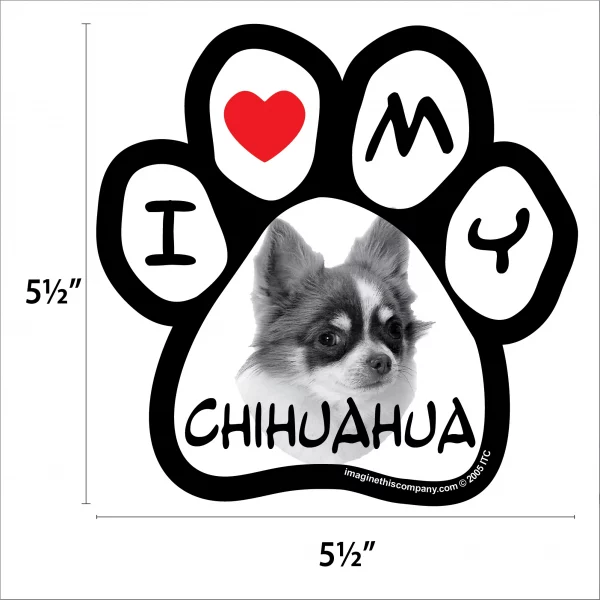 Chihuahua Photo Paw Magnet - Image 2