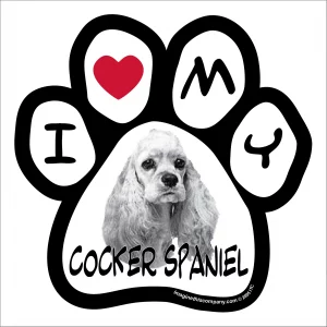 Cocker Spaniel Photo Paw Magnet